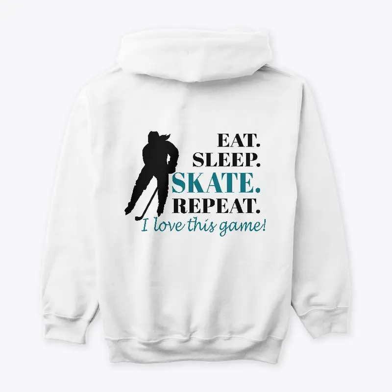 Teal Eat Sleep Skate